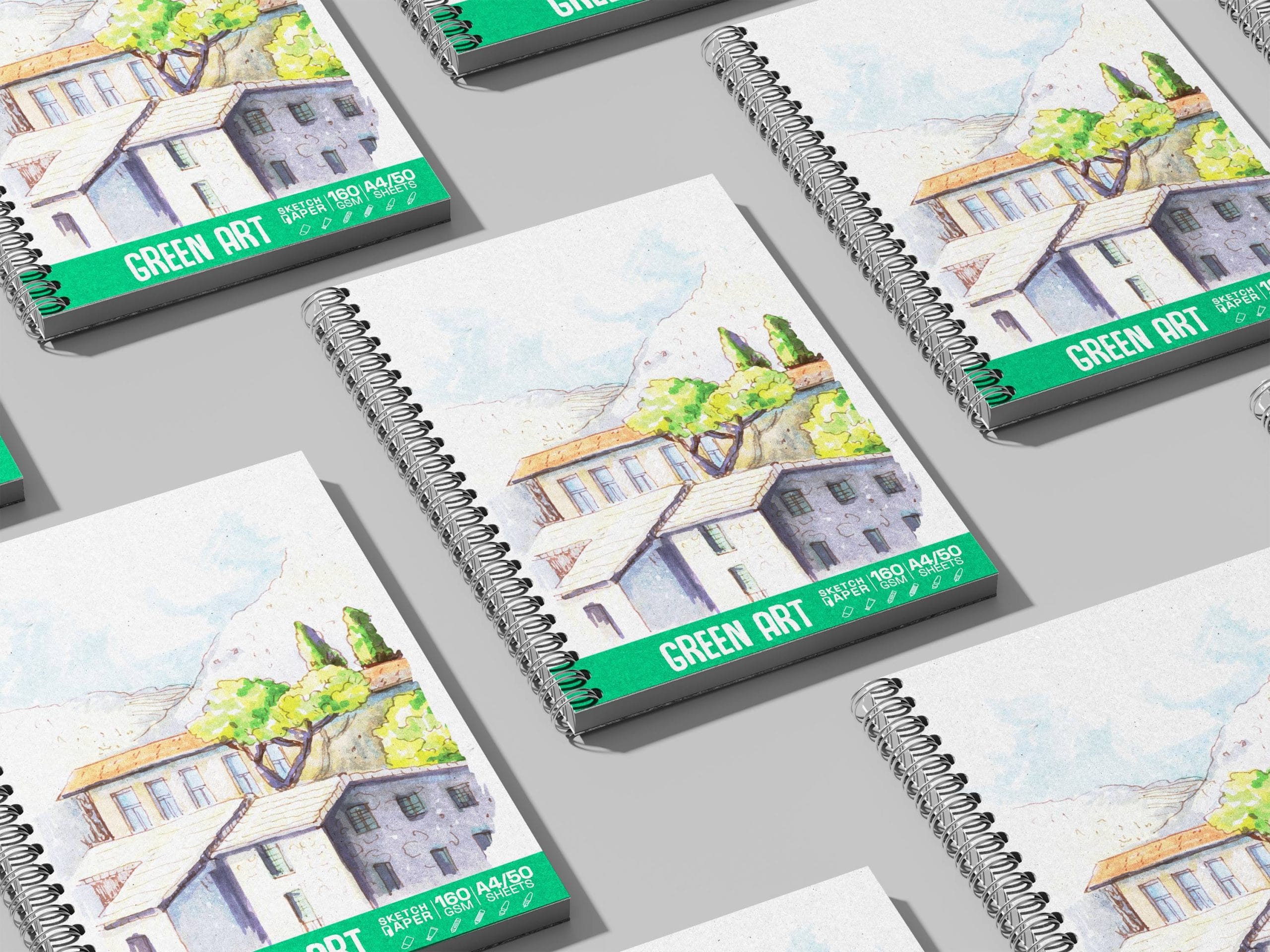 Sổ vẽ Green Art (160gsm & 180gsm) - Ảnh 2