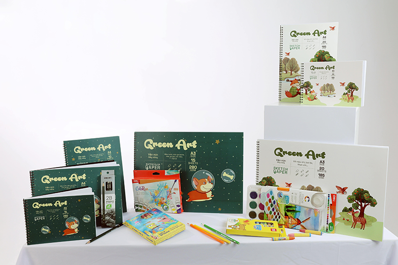 Sổ vẽ Green Art (185gsm & 280gsm) - Ảnh 3