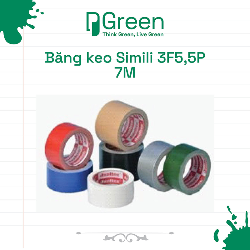 Băng keo Simili 3F5,5P 7M