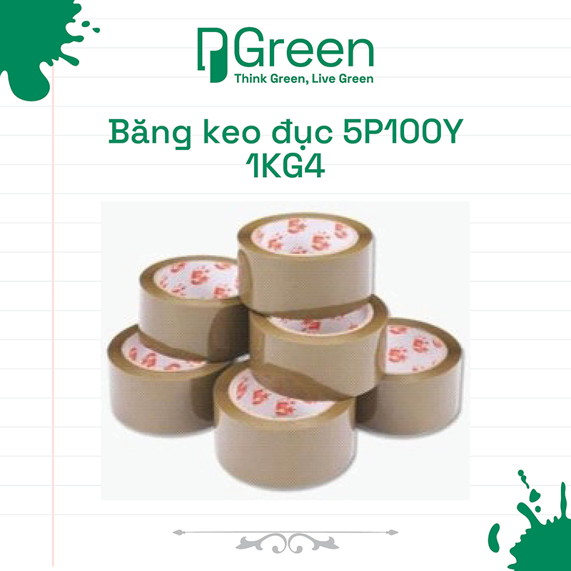 Băng keo đục 5P100Y 1KG4