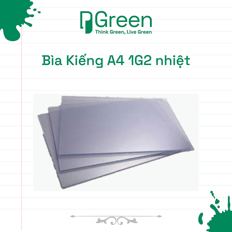 Bìa Kiếng A4 1G2 nhiệt