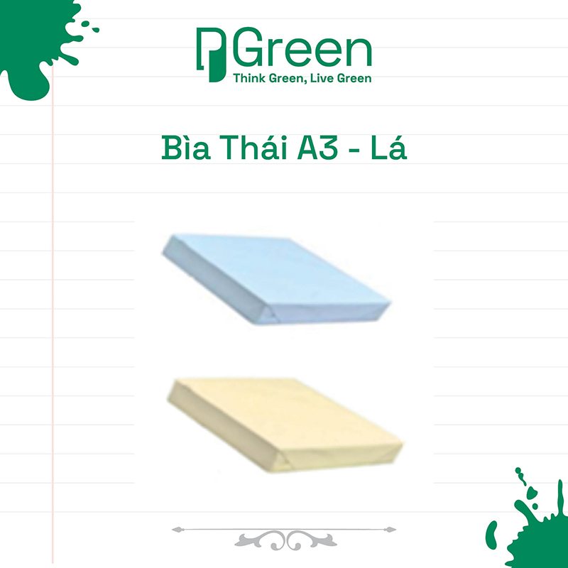 Bìa Thái A3 - Lá