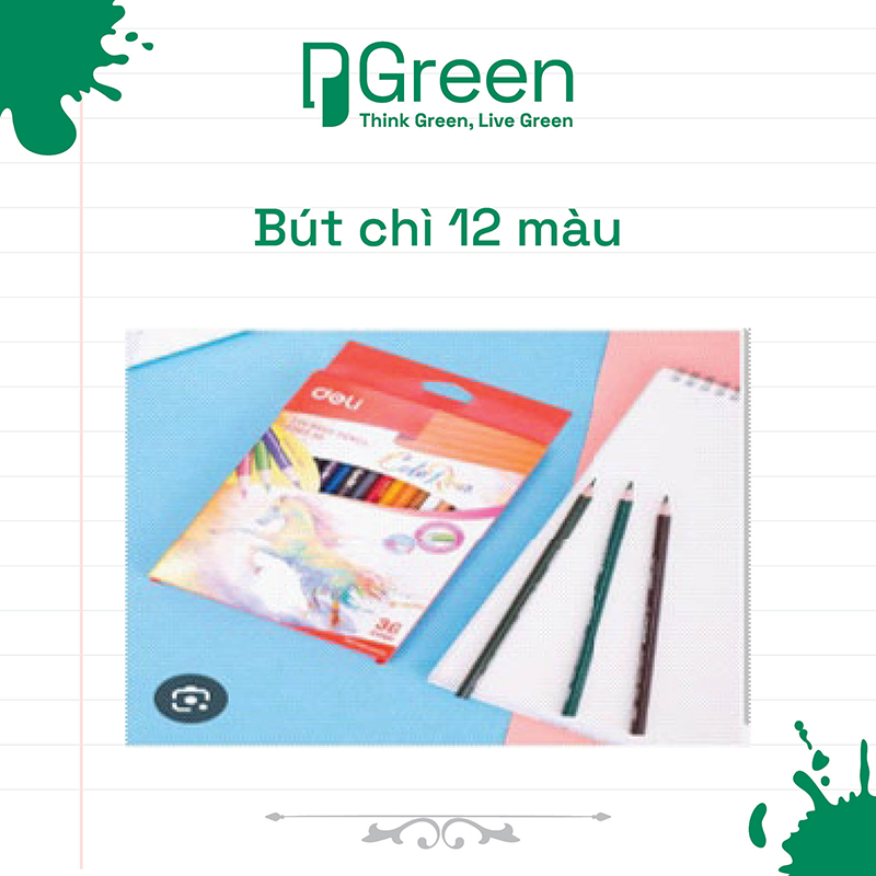Bút chì 12 màu