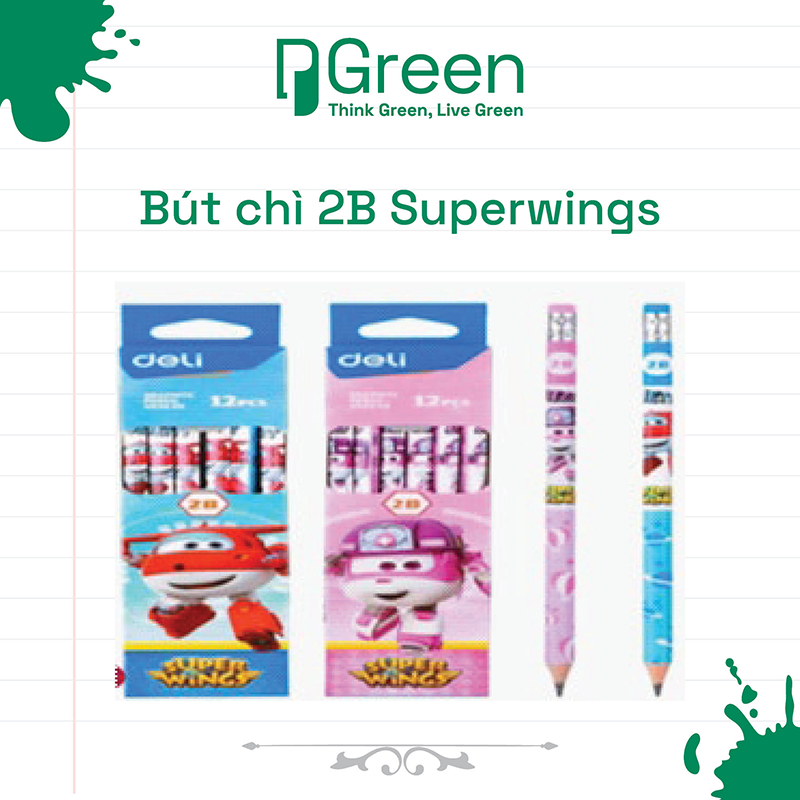 Bút chì 2B Superwings