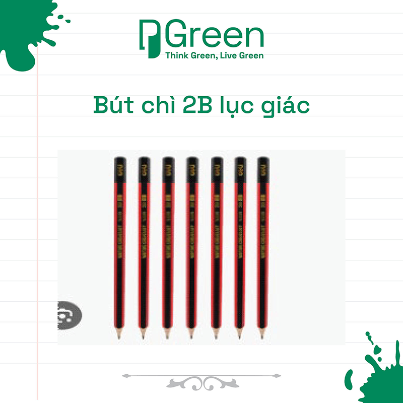 Bút chì 2B lục giác