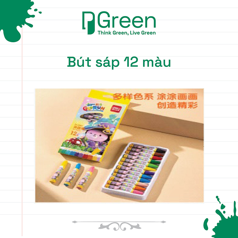 Bút sáp 12 màu