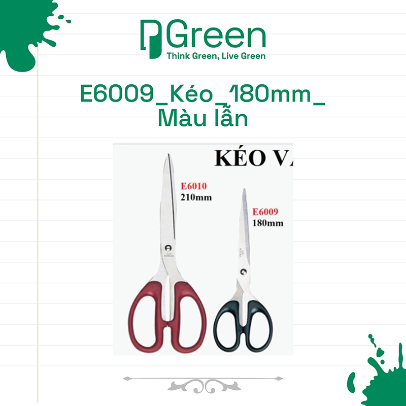 E6009_Kéo_180mm_Màu lẫn