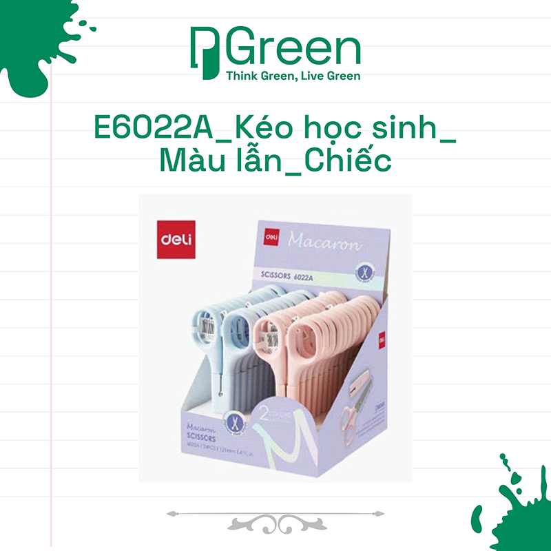 E6022A_Kéo học sinh_Màu lẫn_Chiếc