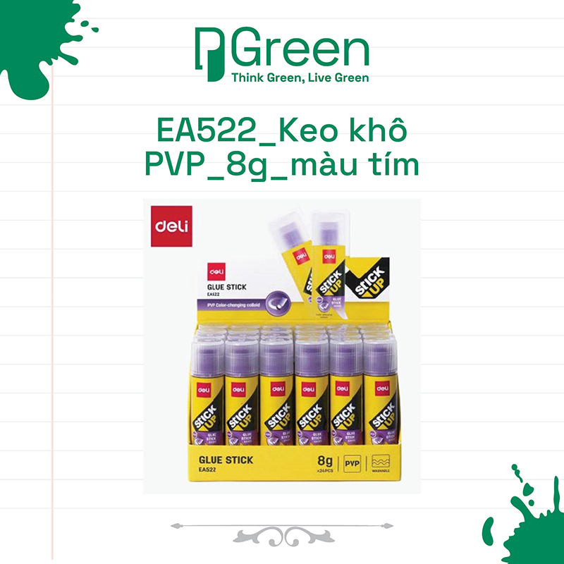 EA522_Keo khô PVP_8g_màu tím