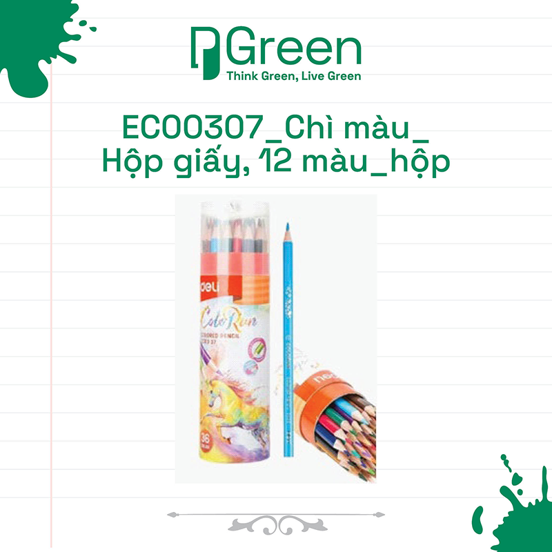 EC00307_Chì màu_Hộp giấy, 12 màu_hộp