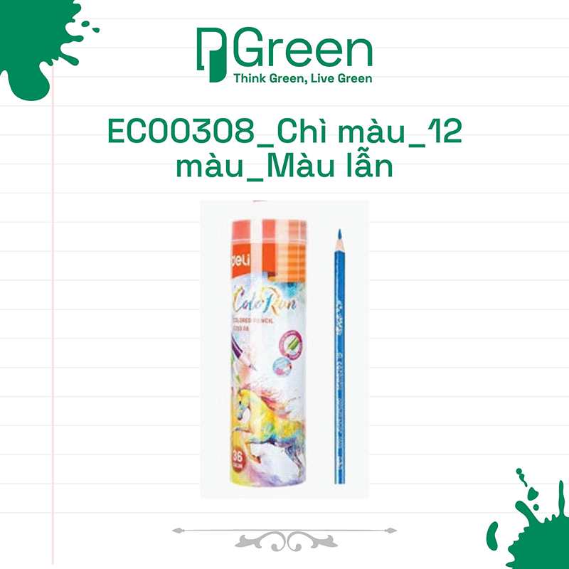 EC00308_Chì màu_12 màu_Màu lẫn
