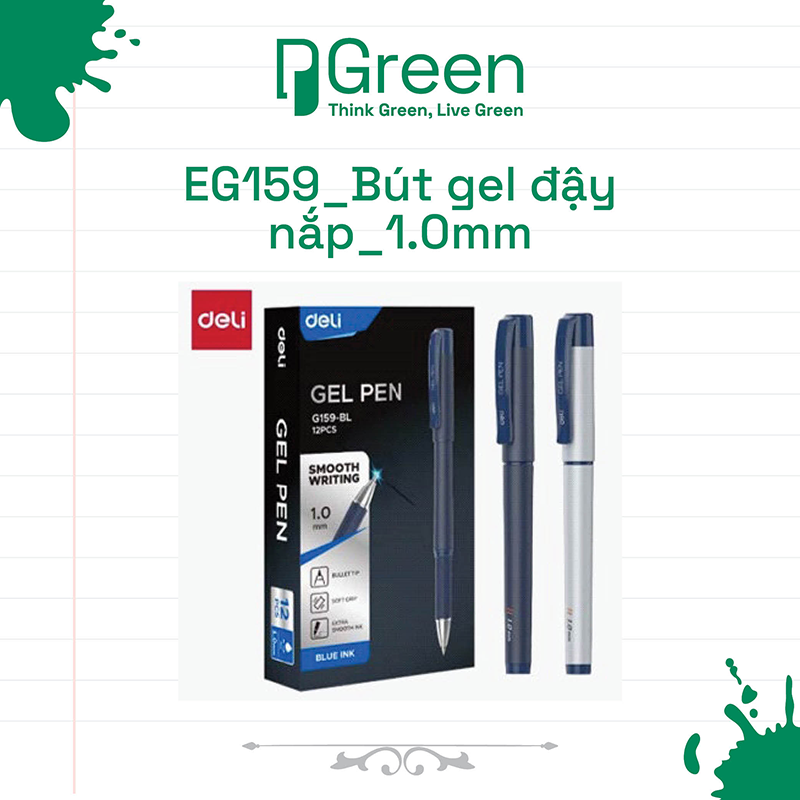 EG159_Bút gel đậy nắp_1.0mm