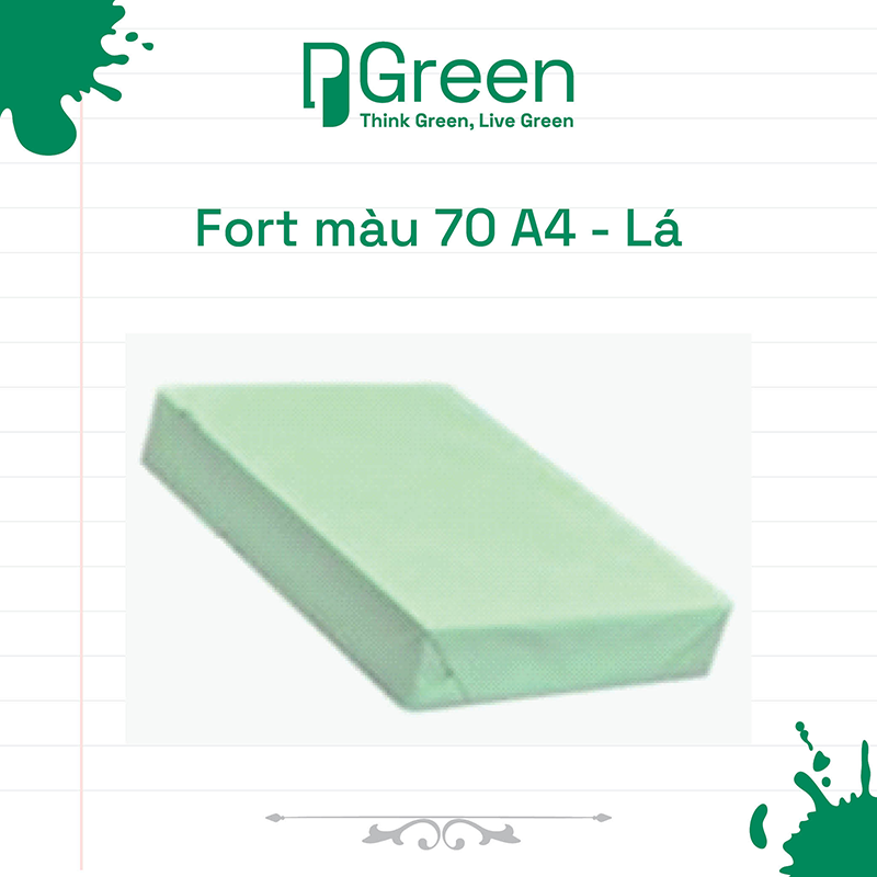 Fort màu 70 A4 - Lá