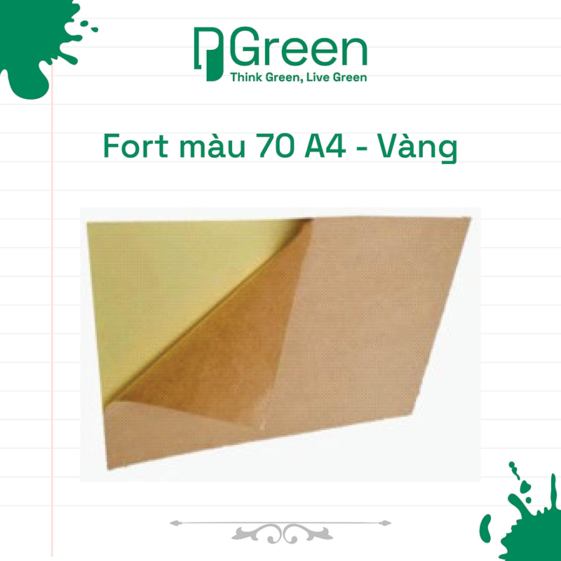 Fort màu 70 A4 - Vàng