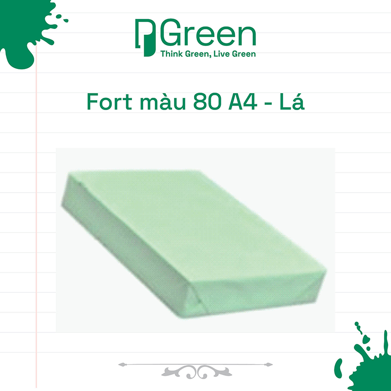 Fort màu 80 A4 - Lá