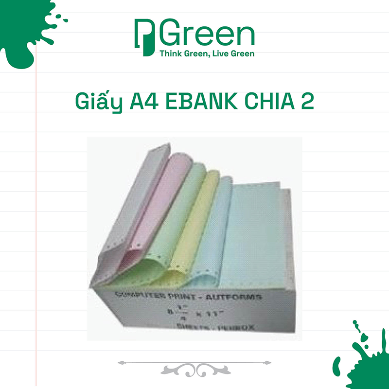 Giấy A4 EBANK CHIA 2