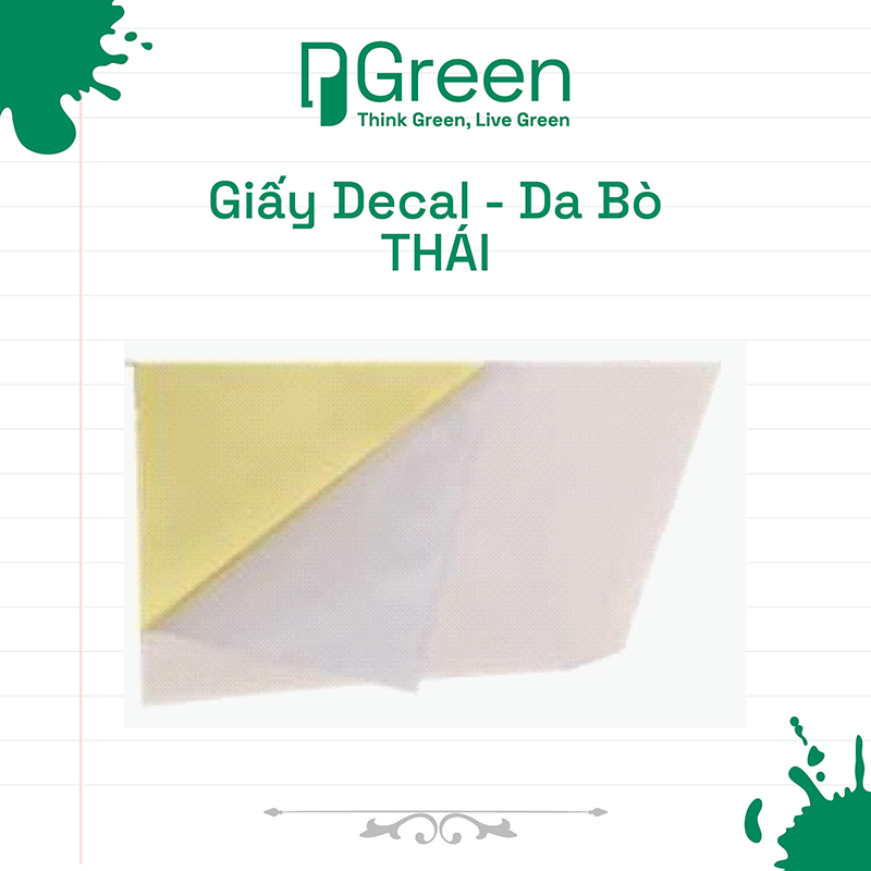 Giấy Decal - Da Bò THÁI