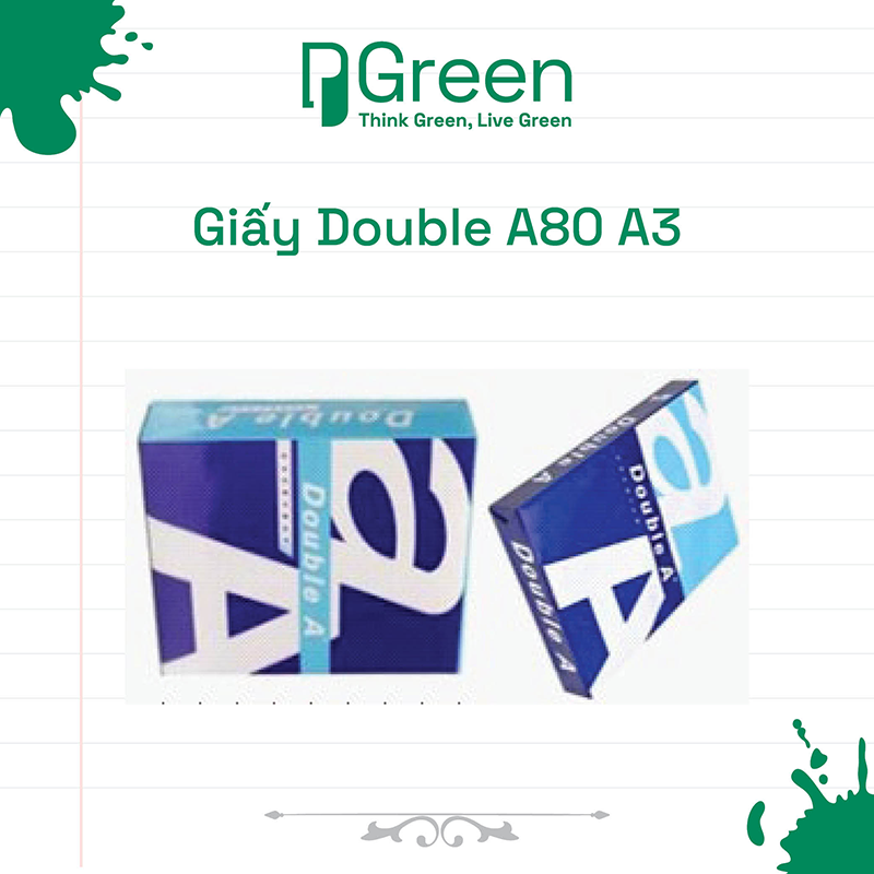 Giấy Double A80 A3