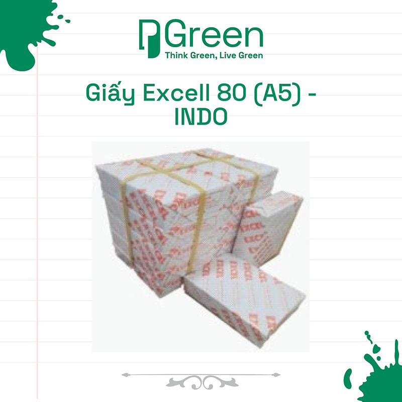 Giấy Excell 80 (A5) - INDO