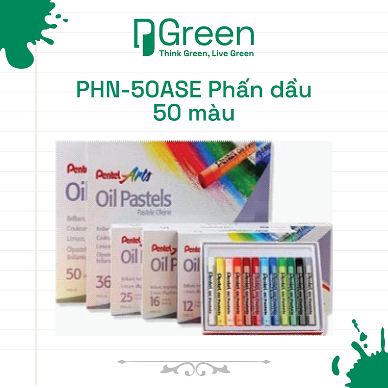 PHN-50ASE Phấn dầu 50 màu