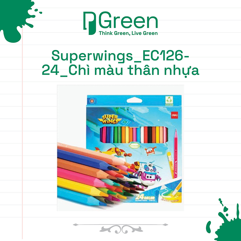 Superwings_EC126-24_Chì màu thân nhựa