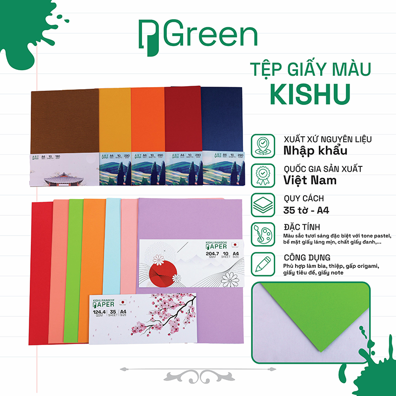 Tệp giấy Kishu A4 90,7gsm