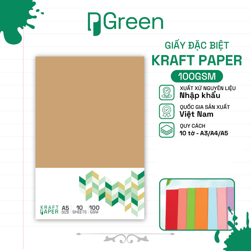 Giấy Đặc Biệt Kraft Paper (100GSM)